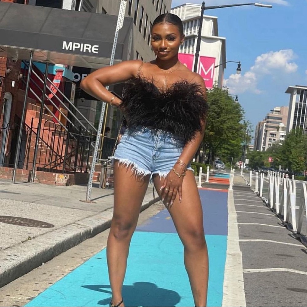 Ostrich Feather Top